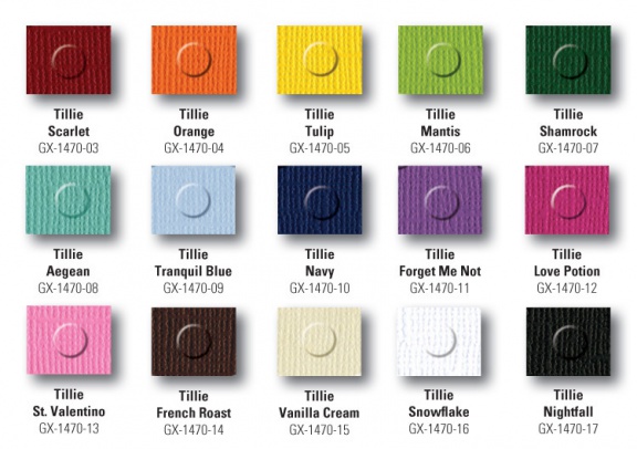 Core'dinations colorcore cardstock spotted, 15.2x15.2 centimeter