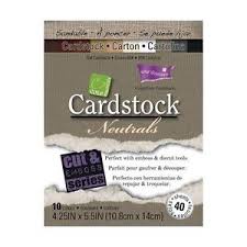 Core'dinations colorcore cardstock neutrals, 10.8x14 centimeter