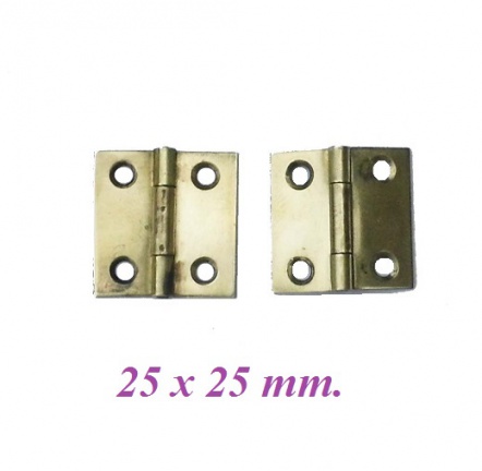 === 2 Klokkast scharniertjes = gebruikt === 26707