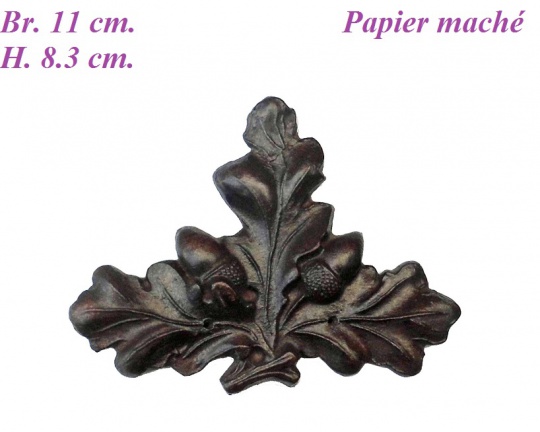 === Ornament onderdeel = Papier maché = oud === 26751