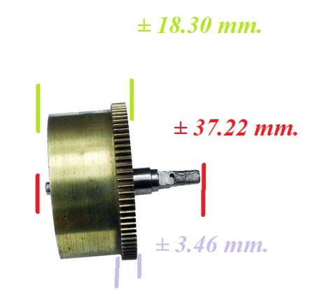 === Veer trommel = zonder veer = gebruikt === 26763 - Afbeelding 2