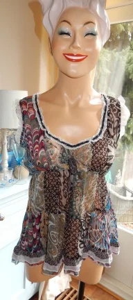GEISHA TOP - maat S - nr. 1