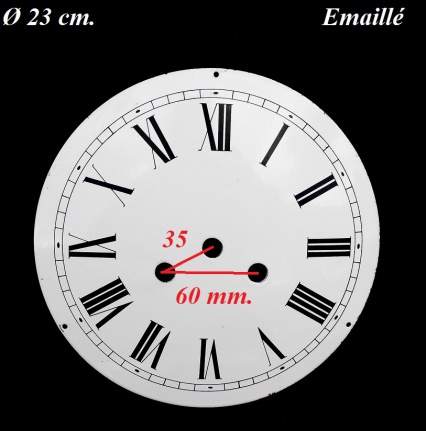 === Wijzerplaat = emaillé = gebruikt === 26832