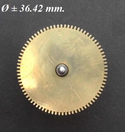 Veer trommel = Franse pendule = zonder veer =26908