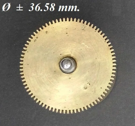 Veer trommel = Franse pendule = zonder veer =26941
