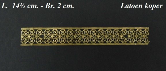 === Sierstrip = latoen koper = oud === 27379