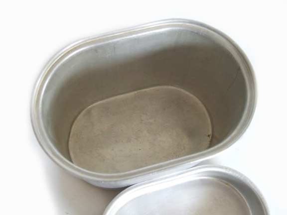Leuk aluminium etensblik / lunchbakje