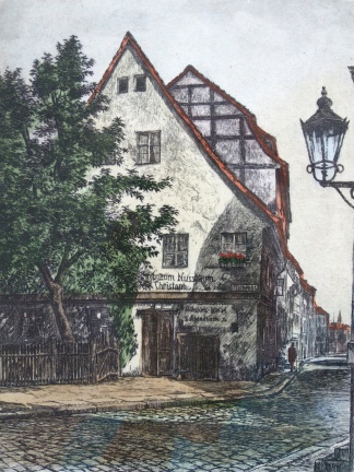 Kleuren ets van U. Buchholz