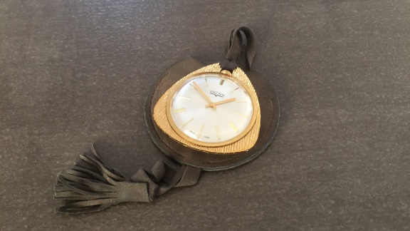 Vulcain New Old Stock vintage purse watch - Afbeelding 2