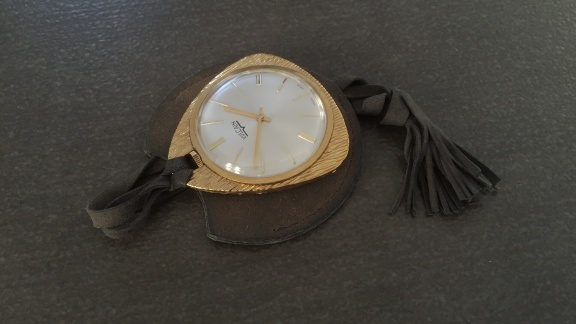 Vulcain New Old Stock vintage purse watch - Afbeelding 3