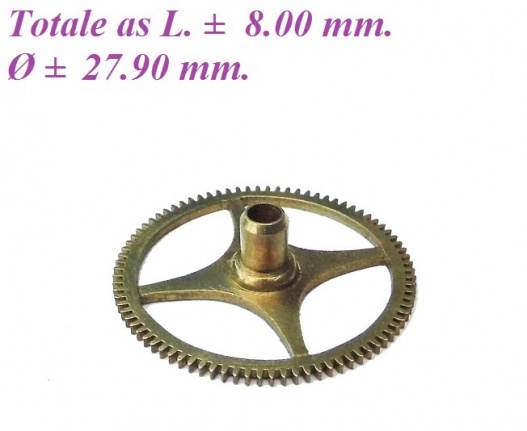 === Uurrad Franse pendule / regulateur = oud === 27689