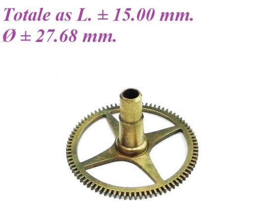 === Uurrad Franse pendule / regulateur = oud === 27704