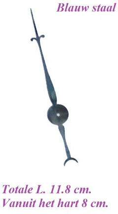 === Secondewijzer = blauw staal = nieuw === 25609