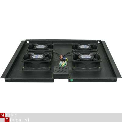 Fanpakket met 4 ventilatoren geschikt voor alle serverkasten