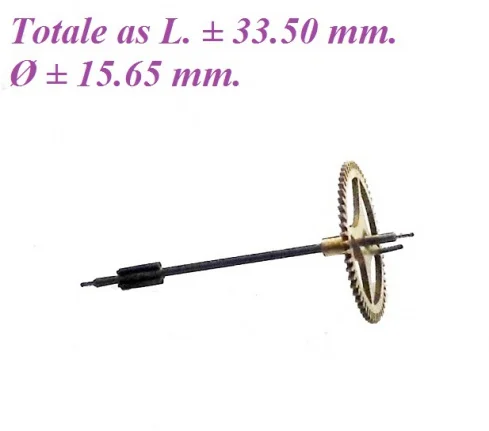 = Voorslagrad Franse pendule = 27983
