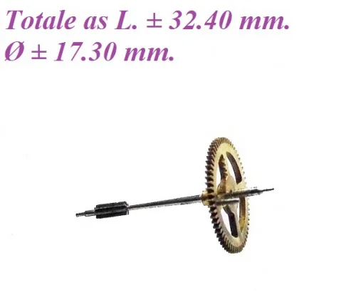 = Voorslagrad Franse pendule = 27982