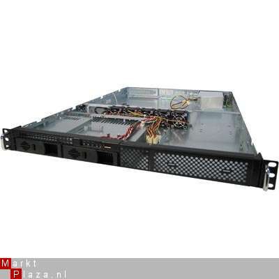 1U 19" rackmount chassis met 350W ATX12V voeding
