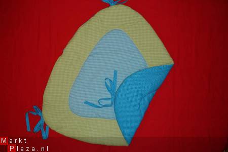 Boxkleed Bopita Driehoek turquoise lime 1 NIEUW! - nr. 1