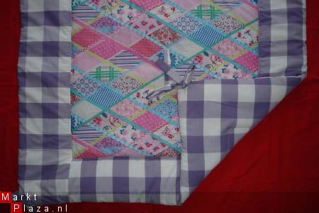 NIEUW1 Boxkleed Pip Jip 2 Boerenbont lila ruit - Afbeelding 2