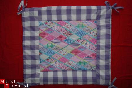 NIEUW1 Boxkleed Pip Jip 2 Boerenbont lila ruit - Afbeelding 3