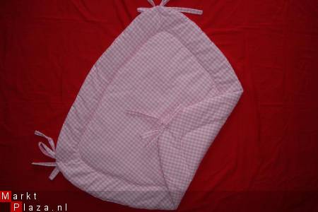 NIEUW Boxkleed Bopita Driehoek Boerenbont roze wit 1 - nr. 1