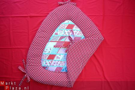 NIEUW! Boxkleed Bopita Driehoek Pip Polkadots rood 1 - nr. 1