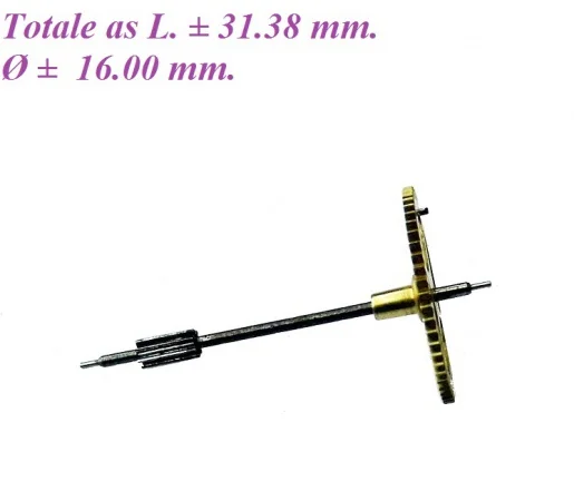 = Voorslagrad Franse pendule = 28162