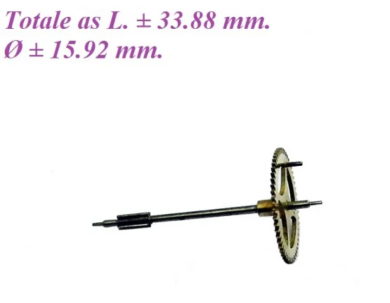 = Voorslagrad Franse pendule = 28319
