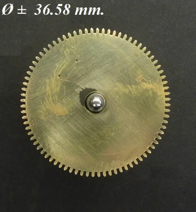 Veer trommel = Franse pendule = zonder veer =28387