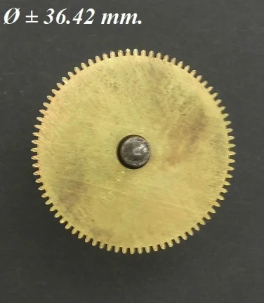 Veer trommel = Franse pendule = zonder veer =28408