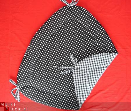 Boxkleed Bopita Driehoek zwart wit ruit Polkadots NIEUW! - Afbeelding 2
