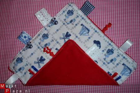 Boxkleed Holland rood wit Boerenbont Polkadots NIEUW! - Afbeelding 5