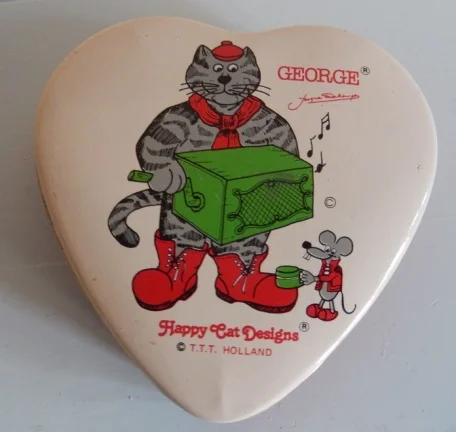 Blikje Happy Cat Designs - George - nr. 1