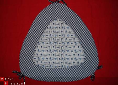 Boxkleed Bopita Driehoek Delfts blauw Boerenbont Dots NIEUW! - Afbeelding 2