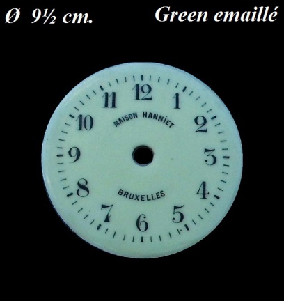 === Wijzerplaat = Green emaillé = oud === 26378