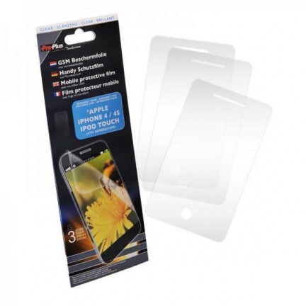 Display beschermfolie 3 stuks voor Iphone 4/4S - Clear - nr. 1