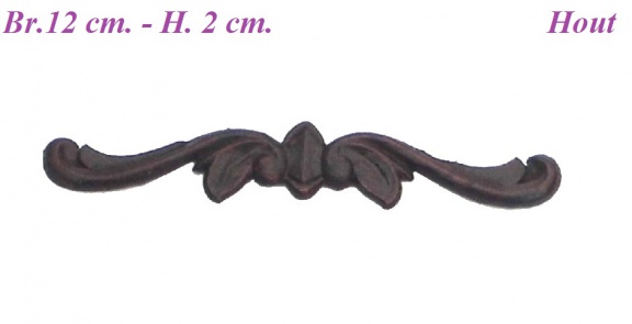 === Ornamentje = hout = gebruikt === 28204