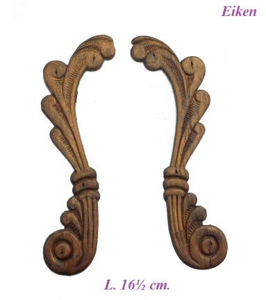 === 2 Klokkast ornamentjes = gebruikt === 29069