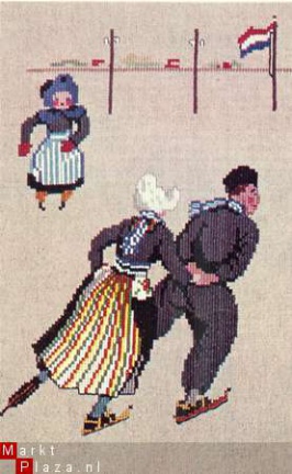 borduurpatroon 4111 klederdracht volendam - nr. 1