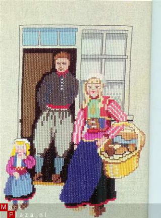 borduurpatroon 4113 klederdracht marken - nr. 1