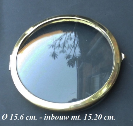 === Pendule deur = bol glas = gebruikt = 29151