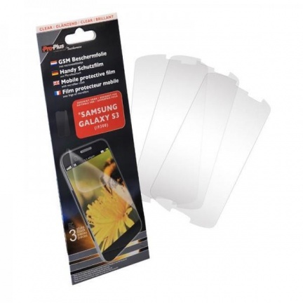 Display beschermfolie 3 stuks voor Samsung Galaxy S3 (9300) - Clear - nr. 1