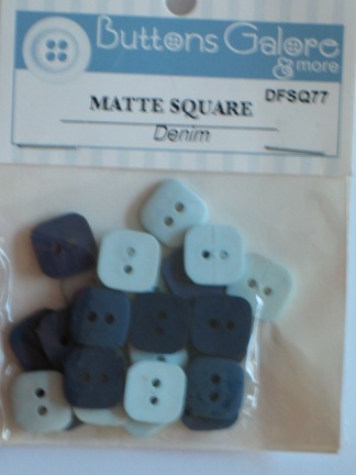 Buttons mat square denim 2