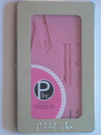 Pebbles inc stencils ABC's