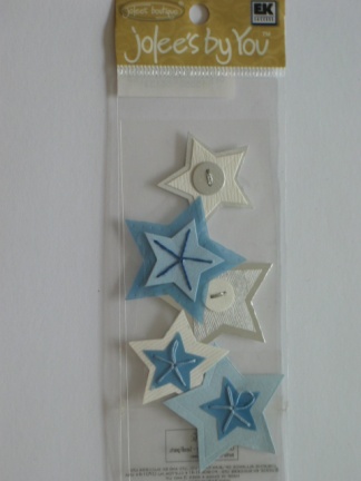 Jolee's by you medium blue stars