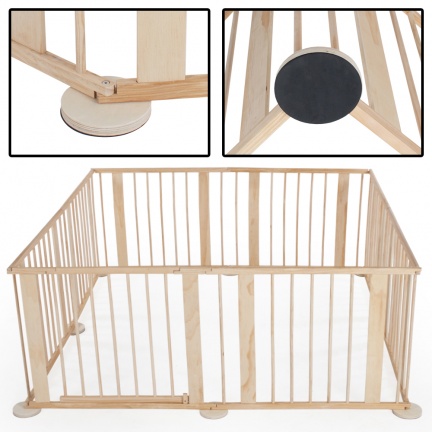 Playpen kruipbox grondbox tweelingbox krabbelpark 7,2m inklapbaar - Afbeelding 8