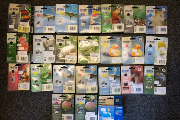 Epson cartridges uitzoeken 5,- p/stuk! + gratis fotopapier - nr. 1