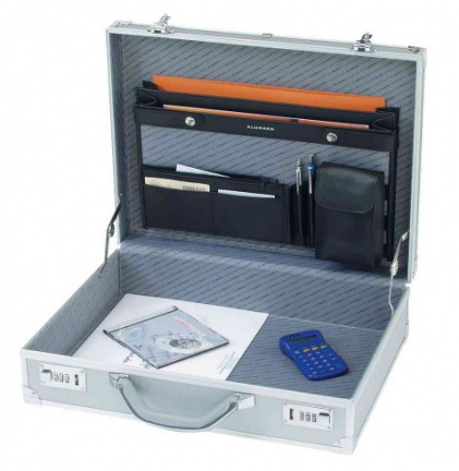 Attache koffer / aktekoffer aluminium - Afbeelding 2