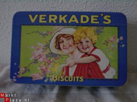 Mooie Verkade biscuittrommel - nr. 1