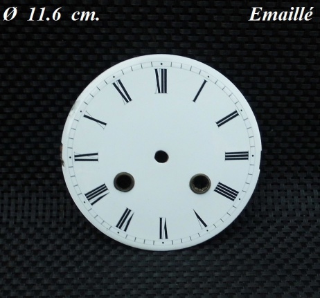 Wijzerplaat = Fr-pendule = emaillé = oud 24751